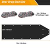 Generic Deer Sled, Portable Thickened Snow Sledding Pad Utility Sled