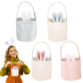 Easter Bunny Bags, badaren Gift Bags Easter Carrots, Easter Bags Bag with Handles, Easter Candy Bag Carrots, Easter Bunny Bags with Ears, Easter Bunny Bag, Gift Bags Easter Set (Habite)