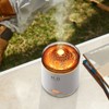 Essential Oil Diffuser Large Capacity Colorful Volcano Appearance Night Light
