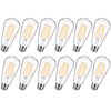 12-Pack Vintage LED Edison Bulbs 100W Equivalent 1400LM High Brightness