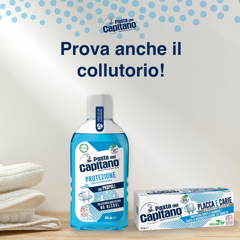 Pasta del Capitano Plaacca e Carie Toothpaste 75 ml