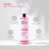 Tónico Facial Rosas Con Aloe Vera Vemare Refrescante 250 Ml