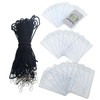 25 Pack Vertical ID Name Badge Holders with Lanyards (Business