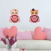 2PCS Valentine's Day Dart Board Sticky Balls Games for Kids
