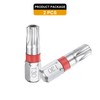 sourcing map 2pcs Torx Screwdriver Bit T30H 1/4" Hex Shank