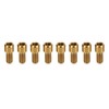 RISK 8Pcs Mountain Bike Pedal Bolts Titanium Alloy Anti Slip