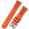 Max Skycom Style FKM Rubber Divers Replacement Watch Strap Fluororubber