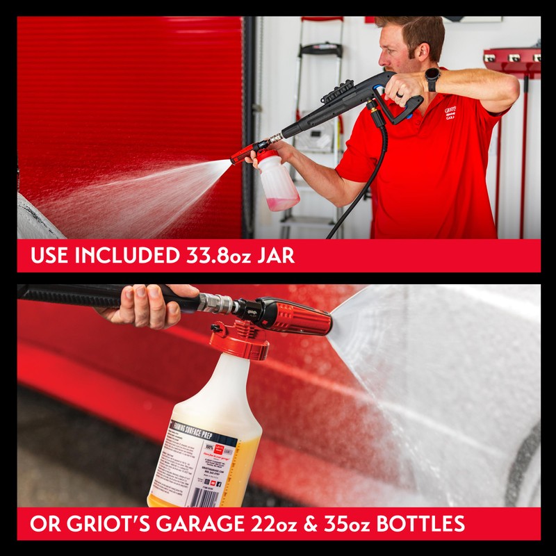 Griot's Garage Brilliant Finish Foam Cannon, for Pressure Washers, Apply