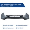 Peforway Front Upper Bumper Cover w/o Park Assist Holes Compatible