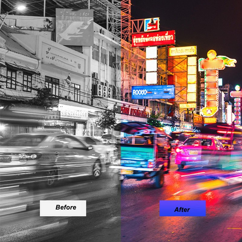 Red Green Blind Glasses Double Sided Coating UV Protection PC