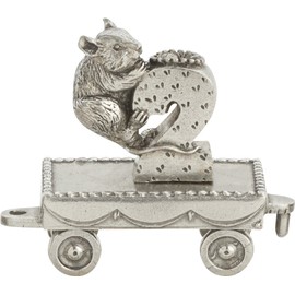 DANFORTH - Birthday Train Candleholder (2 - Mouse) - Handcrafted - Made in USA