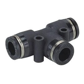 Nippon Pisco (PISCO) One-Touch Fitting (Tube Fitting), Union Tee, Applicable Tube Size: 0.2 inches (6 mm), PE6