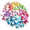 Pack of 72 3D Butterfly Wall Stickers, Decoration Wall Stickers,