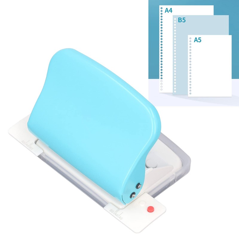 Greensen Paper Binder, Portable Binding Machine, 10 Hole Punch, For