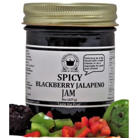Spicy Blackberry Jalapeno Jam 8 oz