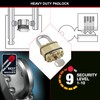 MASTER LOCK Pack of 2 Very High Security Padlocks, Security