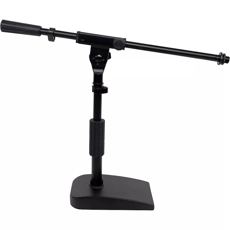 Shure Compact Low Profile Mic Stand with Single-Section Boom Black