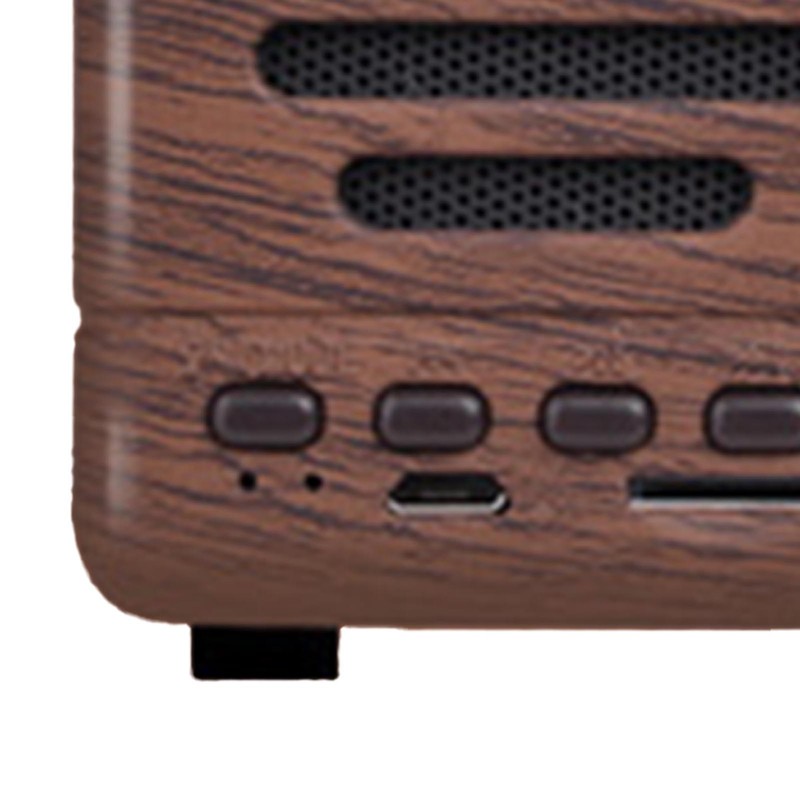 Vintage Bluetooth Speaker Multifunction Innovative Plug in Card Strong Bass