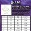 OCBA Soccer Goalkeeper Gloves with Non-Slip Wear-Resistant Latex Material, Strong