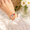 100PCS Mini Acrylic Wavy Spacers, Wavy Spacers for Beaded Pens,