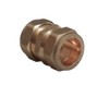 Pack of 10, 22mm Brass Compression Straight Couplers, WRAS Approved
