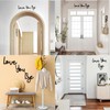 Love You Bye Wood Signs,21.6" Hanging Hallway Wall Art Decor,