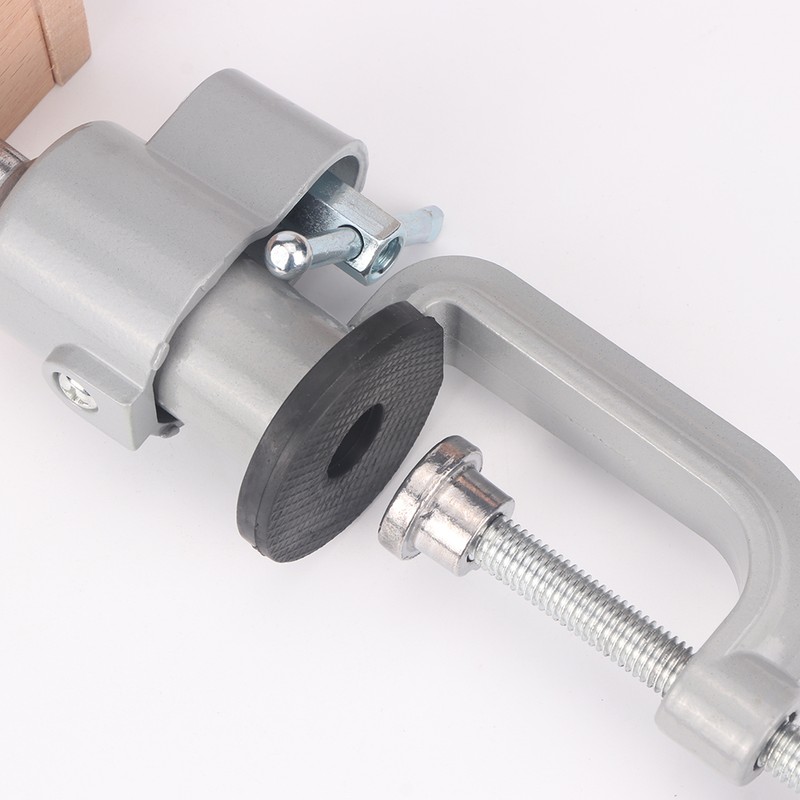 360° Rotating Leather Stitching Pony, Table-Mount Clamp