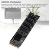 M.2 to SATA3.0 Adapter Card, PCB 16Gbps High Speed ASM1166