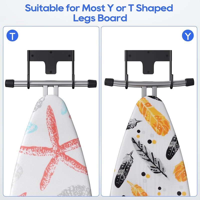 ORLESS Ironing Board Holder Wall Mount, Ironing Board Hanger, Ironing