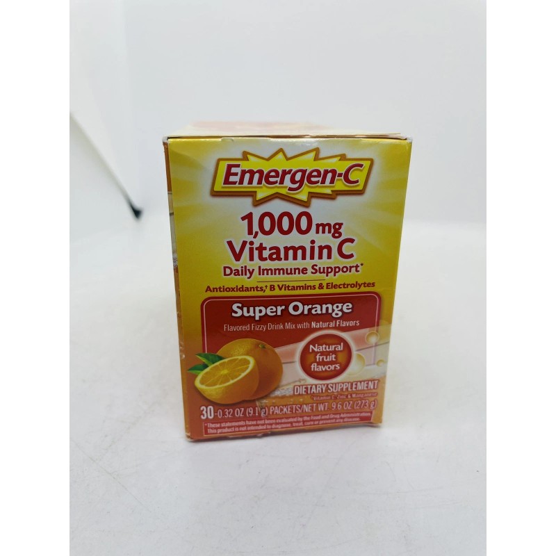 Emergen-C (30 Packets Total) Emergen-C 1,000 mg Vitamin C ORANGE