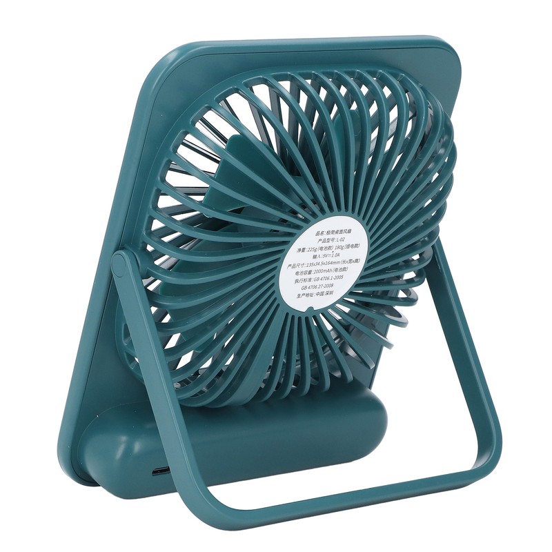 USB Desk Fan Multifunctional Minimalist Style 3 Speed Adjustable Strong