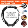 ValueMax Bicycle Lock Combination Lock Chain Lock 100 cm, 5
