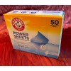 Arm & Hammer Power Sheets Laundry Detergent, Fresh Linen 50ct,