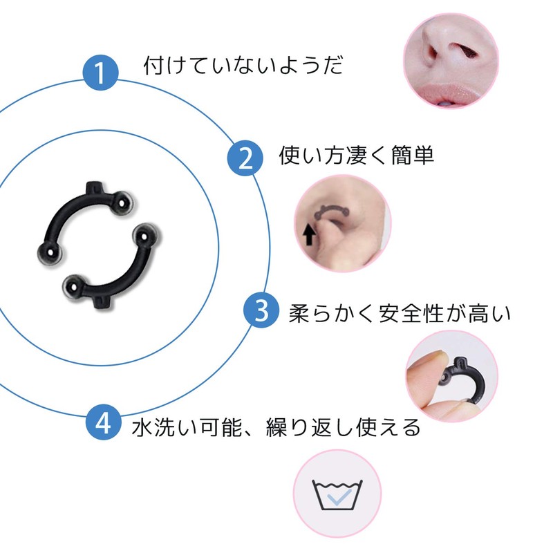 CatMoz 3D Nose Petite, 5 Sizes, Improve Bun Nose, Pig