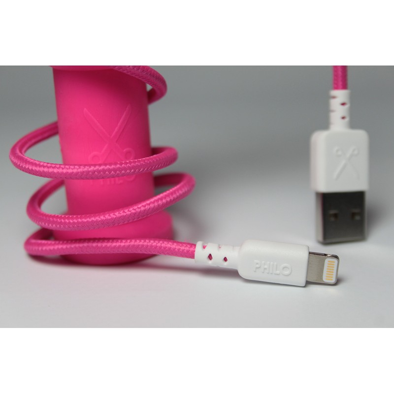 PHILO Lightning MFI Cable and Spool for Apple Device -