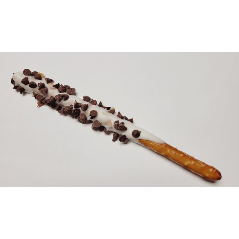 White Chocolate Covered Pretzel Rods Individually Wrapped 20 Piece Assorted
