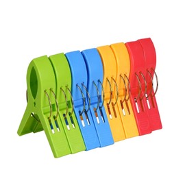aoozleny Beach Towel Clips, Towel Clips for Chairs on Cruise, 8 Pack Large Clips Clamps,Clothes Pegs,Beach Towel Holder