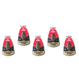 Kiwi Express Shoe Shine Sponge , Black 0.2 fl oz (pack of 5)