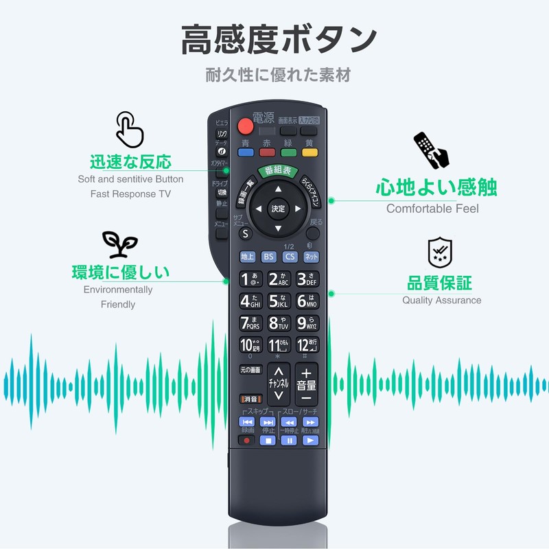 Tv Remote Control N2QAYB000588 for Panasonic Panasonic Remote Control Viera