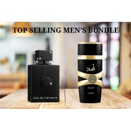 Combo Armaf Club De Nuit Intense + Lattafa Asad Top Dubai Men's Fragrance Bundle