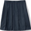 Lands' End Uniform Box Pleat Skirt Below The Knee Classic