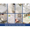 36 X 60 Inch Clear Plastic Tablecloth Table Protector Eco