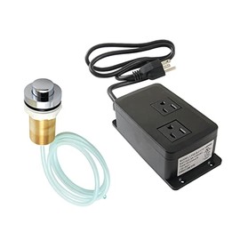 Kingston Brass KAMDK211 Gourmetier Dual Outlet Garbage Disposal Air Switch Kit, Polished Chrome