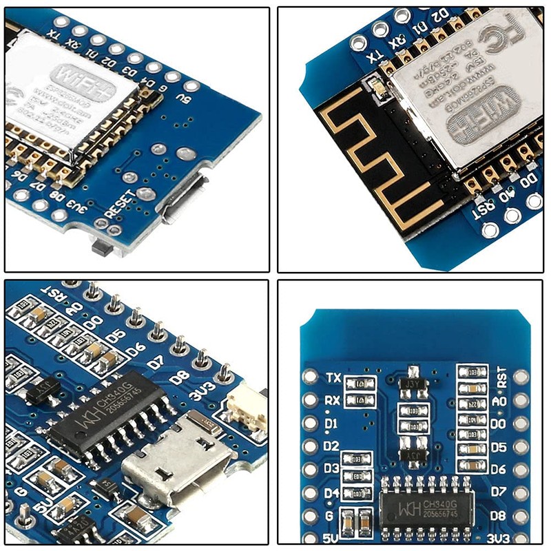 5Pcs ESP8266 ESP-12 ESP-12F NodeMcu D1 Mini Module WeMos Lua