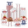 LANCU 60PCS Baseball Ice Cream Bowls 10oz Paper Baseball Treat