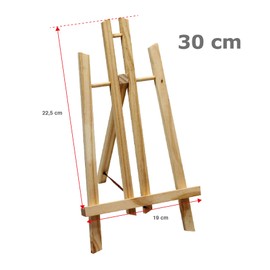 Paintersisters Tischstaffelei 30 cm hoch, Display-Staffelei, Deko-Ständer, Bildhalter, Sitzstaffelei
