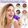 Tiras Blanqueadoras Dentales Moradas Cajas Piezas Totales Eficaz Eliminador Manchas