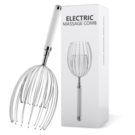 Winyoung Winyoung Electric Scalp Massager, Handheld Hair Massage Tool Electric Head Scratcher Whisk, 20-Finger Design Head Massager, Removable, Gifts for Women and Men