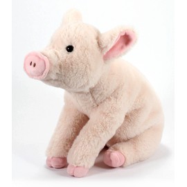 The Petting Zoo Pig Stuffed Animal Plushie, Gifts for Kids, Wild Onez Farm Animals, Pig Plush Toy 12 inches
