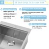 SHACO 18x18 Inch Drop In Bar Sink,18 Inch Small Kitchen